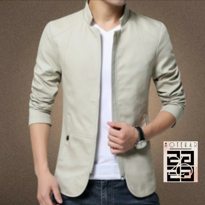 Keren jaket semi jas pria terbaru/jaket semi jas casual