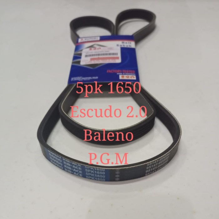 Ready Fan belt van belt v belt rib belt tali kipas Escudo 2.0 5pk 1650