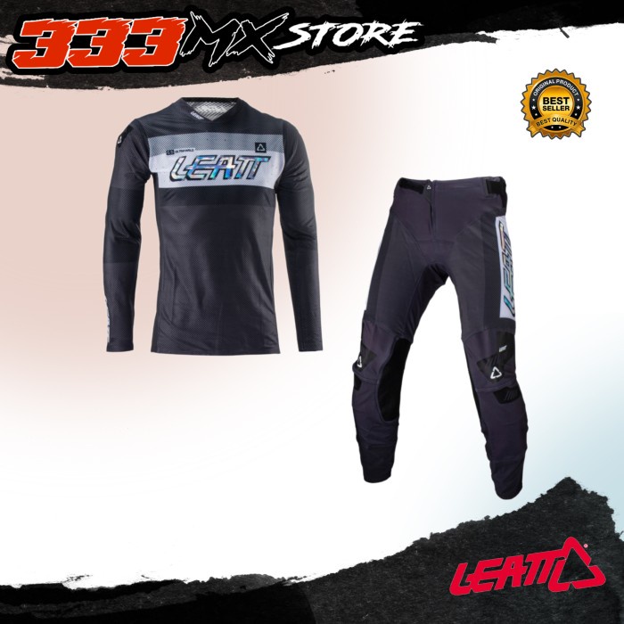 Jersey Set LEATT Enduro MX 5.5 Graphite Jerset LEATT Ride 5.5 Original