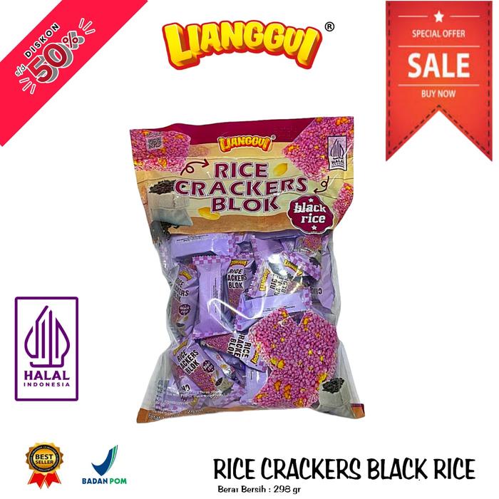 

NeW [ LIANGGUI ] JIPANG BERAS I RICE CRACKERS BLOK I KACANG ORIGINAL BERAS HITAM VIRAL