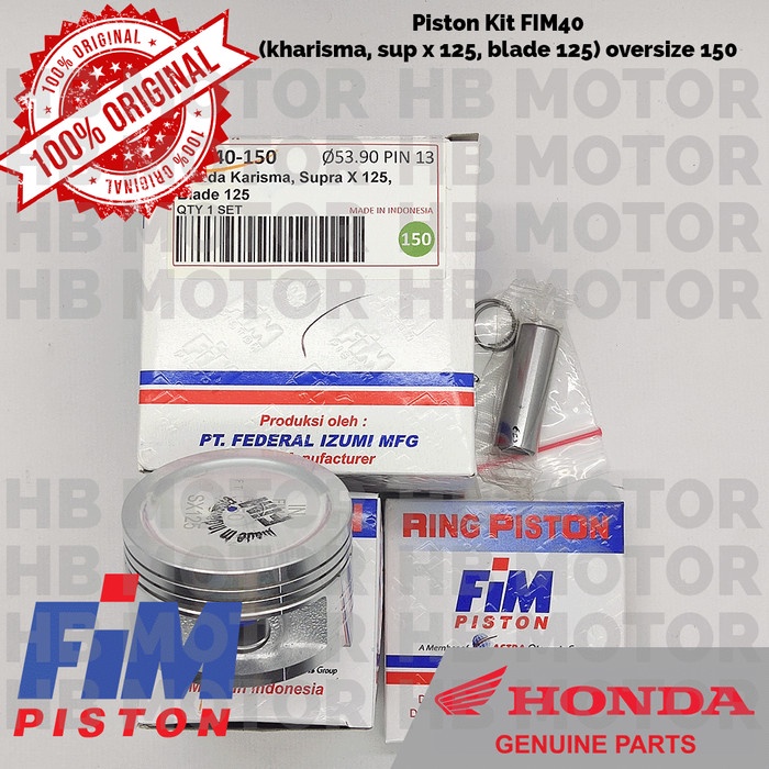 SEHER SUPRA X 125 (53,9) FIM40 (OS 150) PISTON KIT