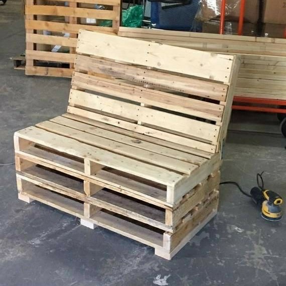 PREMIUM kursi palet kayu