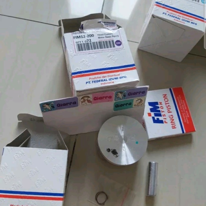 PISTON KIT FIM 12 IZUMI DIAMETER 70 71 72 PEN PIN 15 MM MIO TIGER FINO
