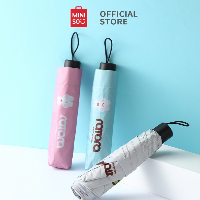 Miniso Ratora Payung Lipat Hujan Otomatis Anti UV Payung
