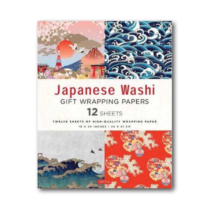 

HOT SALE! CT Gift Wrap Paper Japanese Washi 12 Sheets - 9780804852333