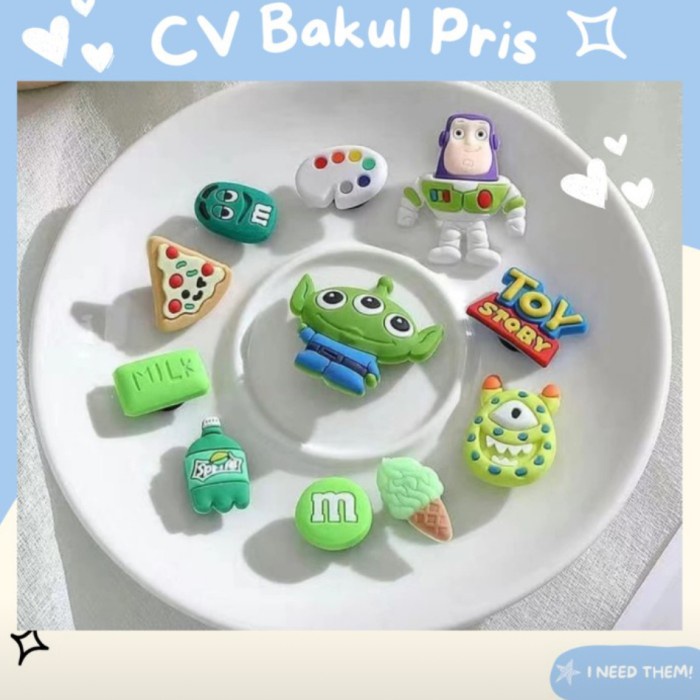 PROMO TERBARU JIBBITZ CROCS 1 SET TOY STORY ISI 12 PCS JIBBITZ CROCS ORIGINAL SDW