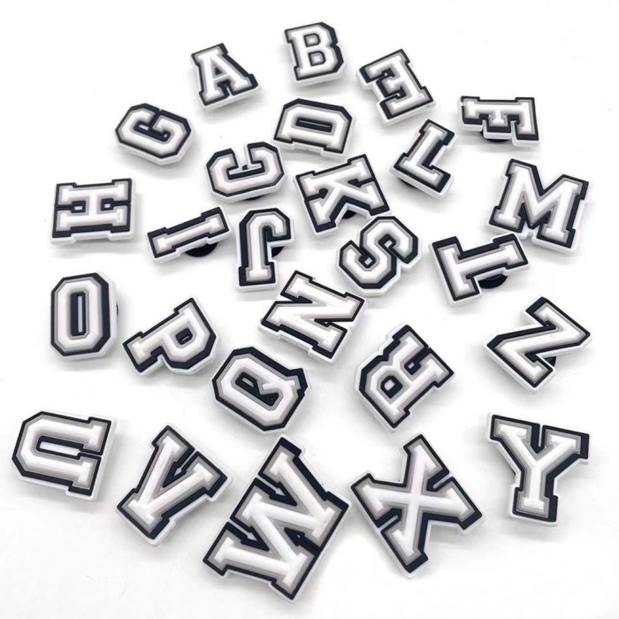 HOT PROMO CROCS JIBBITZ HURUF PREMIUM PINS CHARM JIBBITZ UNTUK HIASAN CROCS CXF