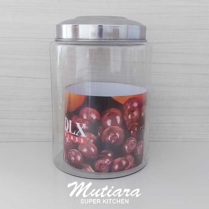 [Masih] Toples Asinan Toples Kerupuk Toples Kaca Jumbo DLX 8L -