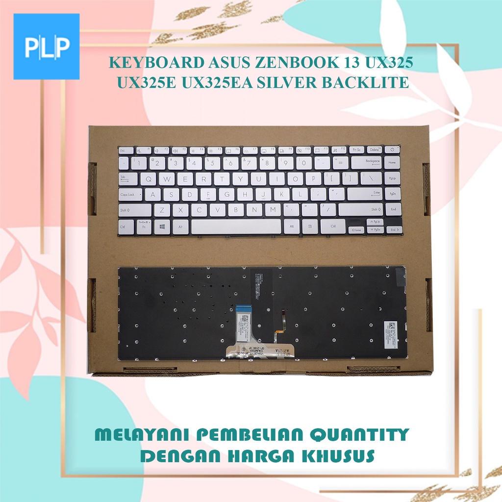 Keyboard Asus Zenbook 13 ux325 ux325e ux325ea Silver Backlight