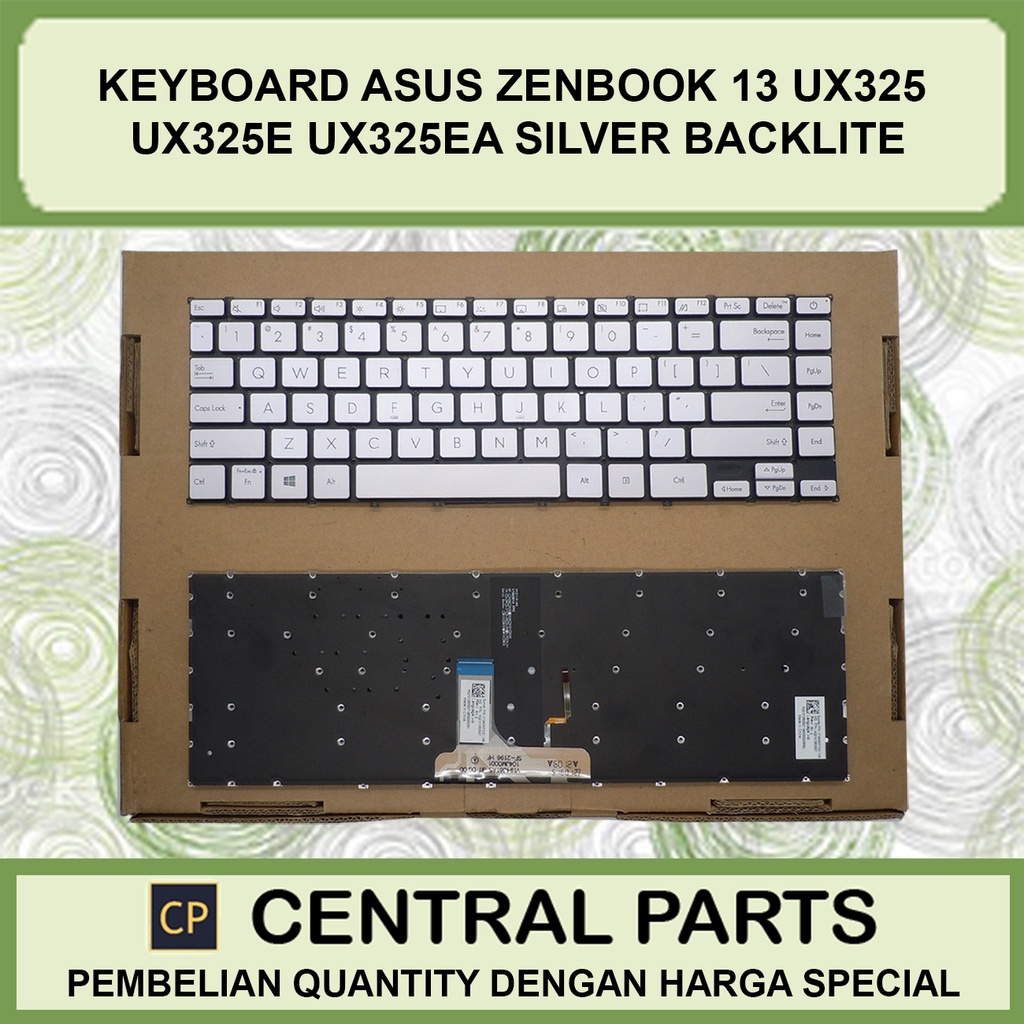 Keyboard Asus Zenbook 13 ux325 ux325e ux325ea Silver Backlight