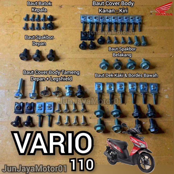 Baut - Baud Full Set Full Body Bodi Vario Lama Karbu 110