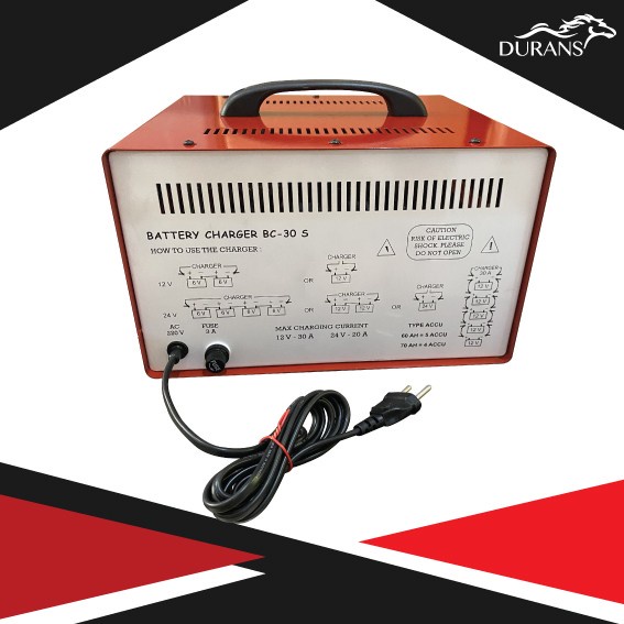 Unik Stanley Batterai Charger Aki 30A I Mesin Cas Aki I Mobil,Motor
