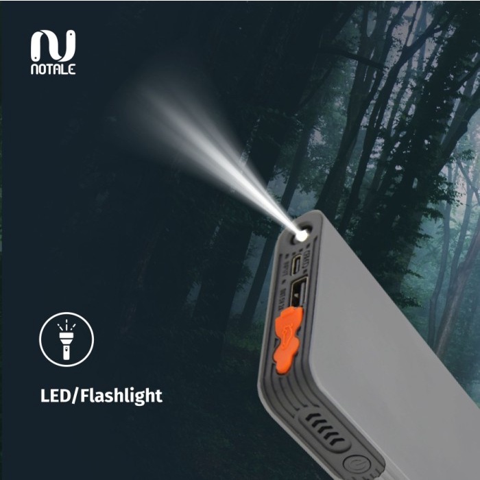 Menarik Notale Car Jump Starter Powerbank 12000Mah Charger Aki Mobil