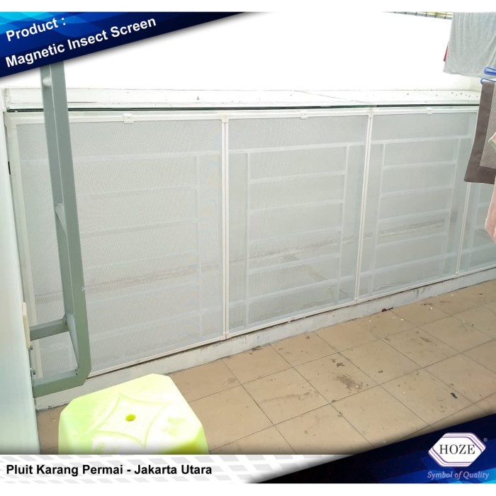 Kawat Nyamuk Magnet Magnetic Screen Hoze Garansi 3Th Murah Indah Kuat New