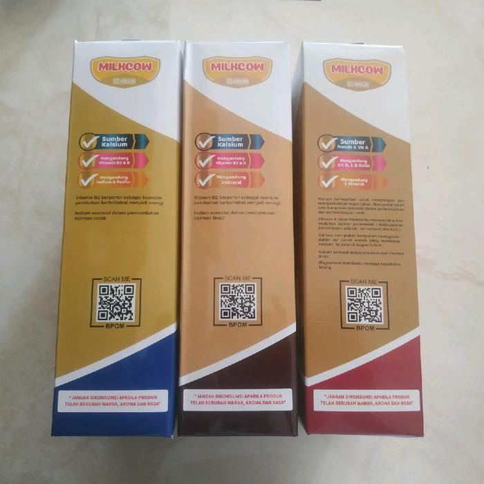 

(PROMO! 1KG) MILKCOW SUSU BUBUK FULL CREAM - VANILLA, COKLAT, STROBERI - SOFT PACK @500GRAM -