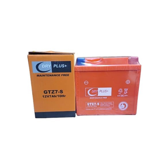 Aki Kering Motor Vario 125/150 Dryplus Gtz7S 12V-7Ah