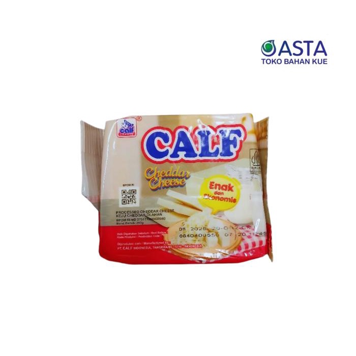 

KEJU CALF CHEDDAR 200 GR - COCOK UNTUK BAKING DAN MASAKAN CHEESE BEST SELLER
