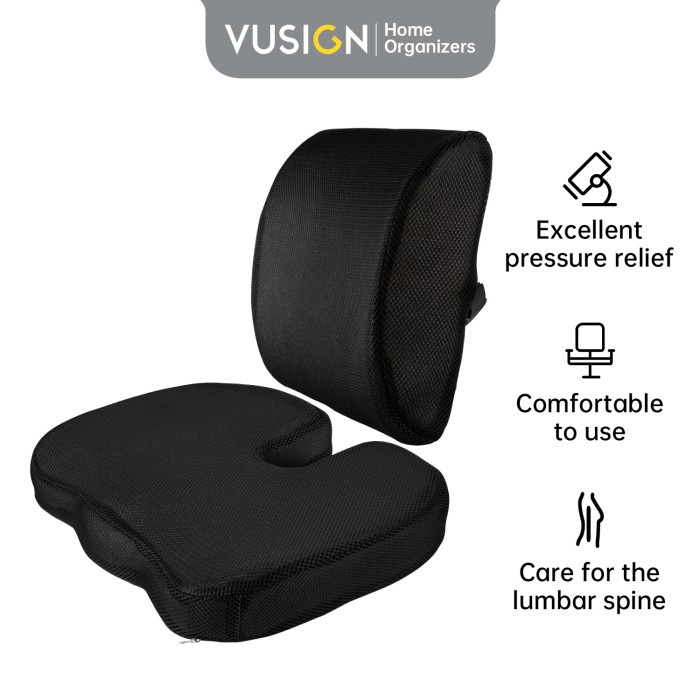 DELI VUSIGN CUSHION / BANTAL SENDER&DUDUK 100% MEMORY FOAM EMPUK VS75X