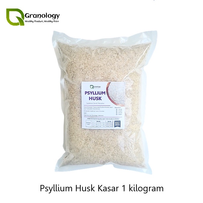 

Psyllium Husk Powder / Bulk Forming Laxative (1 Kilogram) By Granology Harga Promo