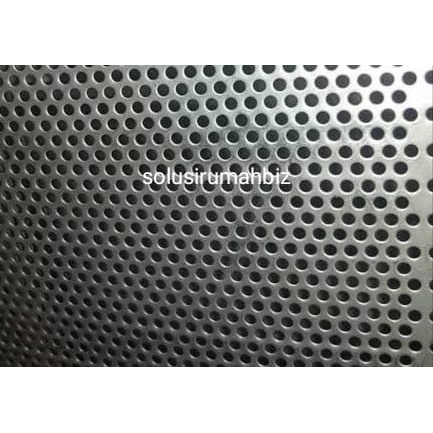 PREMIUM PLAT LUBANG Stainless T08MM HOLE 5mM ss 5 mm /100CM PERFORATED CUSTOM