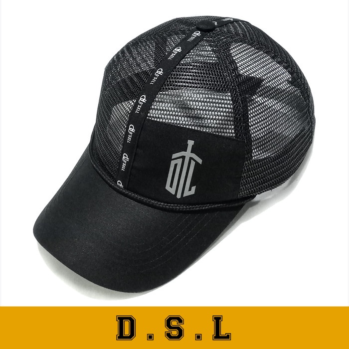 PREMIUM Topi Hitam-Topi jaring Topi Original Topi Pria Jaring Top-iBasebal