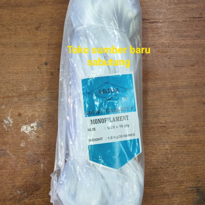 PREMIUM Benang senar jaring ikan millenium taiwan Arida 1 kg