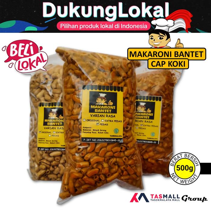 

NeW MAKARONI BANTET CAP KOKI 500gr Makanan Pedas