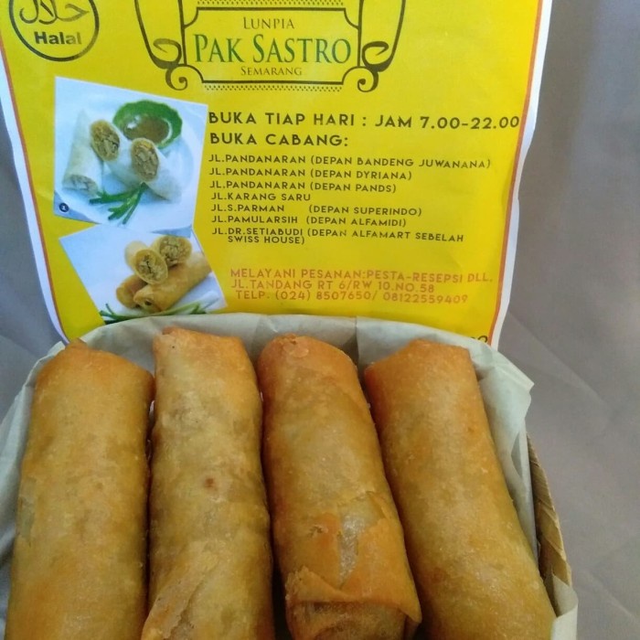 

Wdo - Lumpia Mataram Pak Sastro, Oleh-Oleh Semarang
