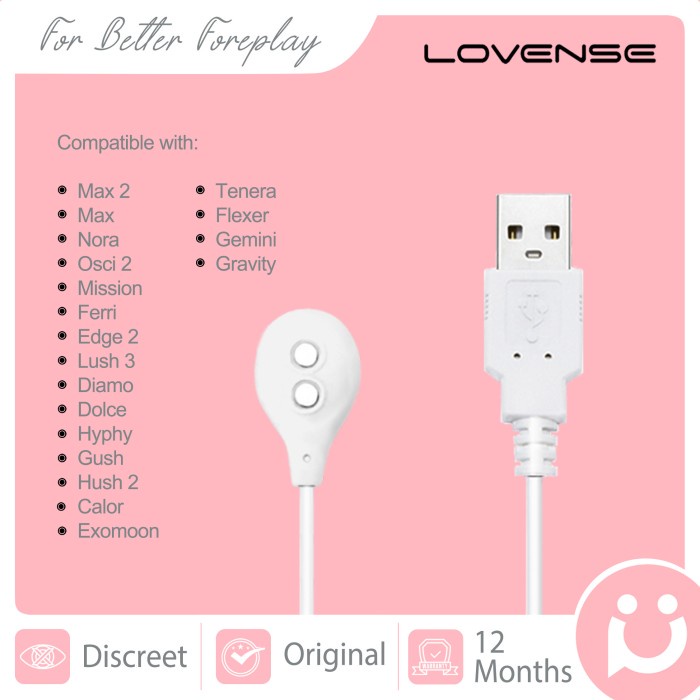 Lovense Accesories, Charging Cable Gercep