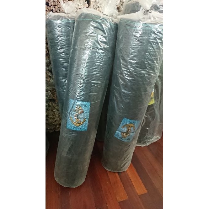 PREMIUM WARING HIJAU JARING IKAN MERK JANGKAR LEBAR 1.2 METER PJG 100 METER