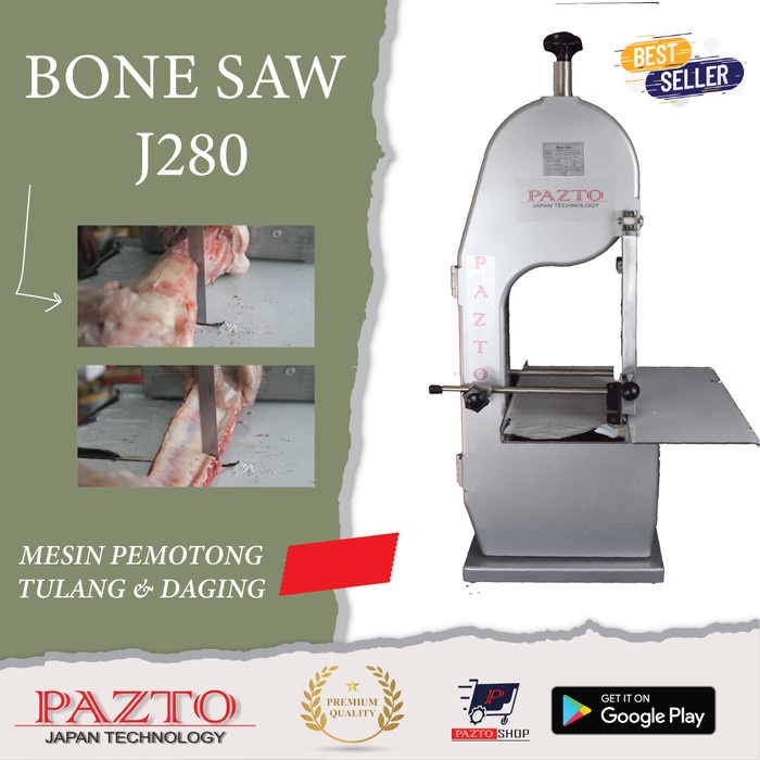 Terlaris Pazto Bone Saw Mtx-J280C Bonesaw Pemotong Tulang Dan Potong Daging