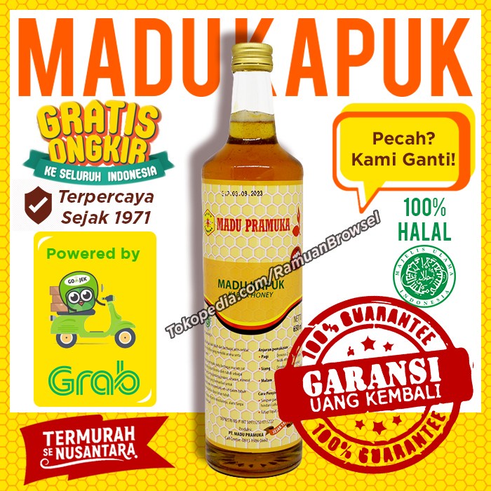 

Madu Pramuka Alami (Madu Kapuk) 650ml