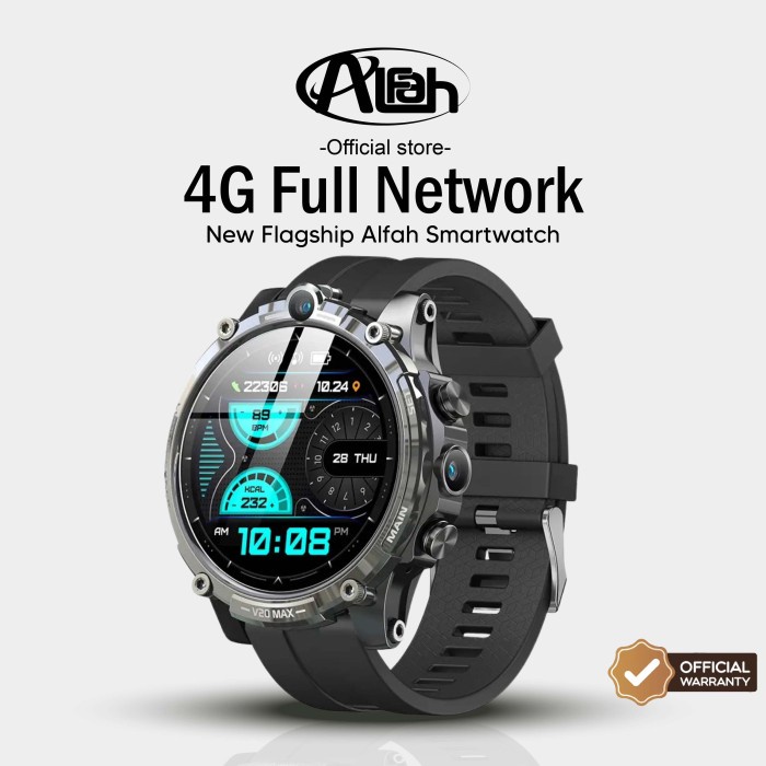 Smart Watch H10 1.39 inch Android 8.1 with GPS WIFI