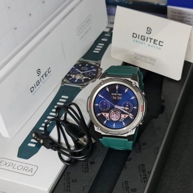 Jam Tangan Smart Watch DIGITEC EXPLORA Rubber Original Garansi