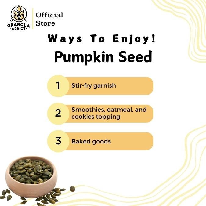 

BARANG TERLARIS Roasted Pumpkin Seed / Biji Labu Panggang 1000G / 1KG