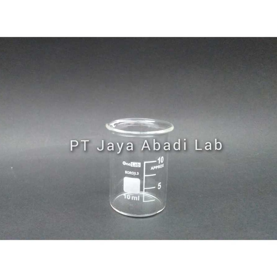 beaker glass 10 ml kaca gelas kimia 10ml gelas ukur kaca