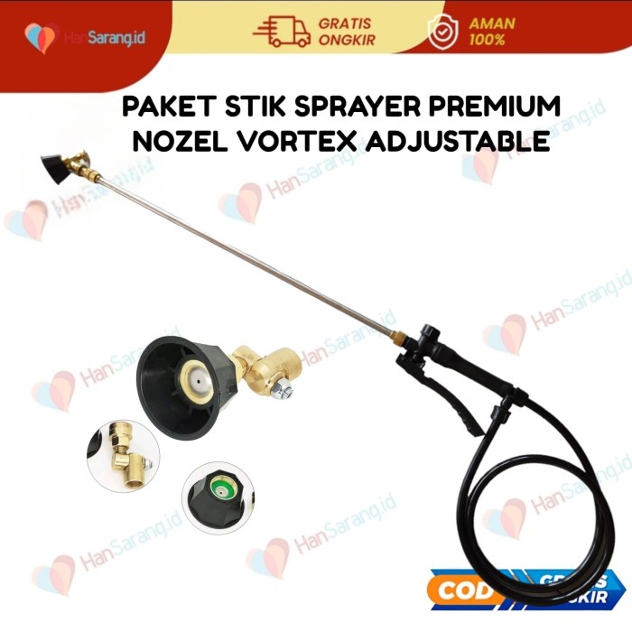 JTTOP" PAKET SPRAYER ELEKTRIK KRAN STIK NOSEL SELANG CBA NAGASAKI DGW