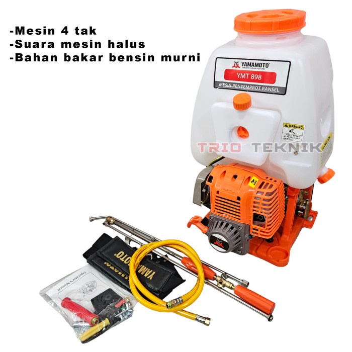JTTOP" MESIN KNAPSACK BENSIN 4 TAK POMPA HAMA MESIN SPRAYER HAMA YAMAMOTO