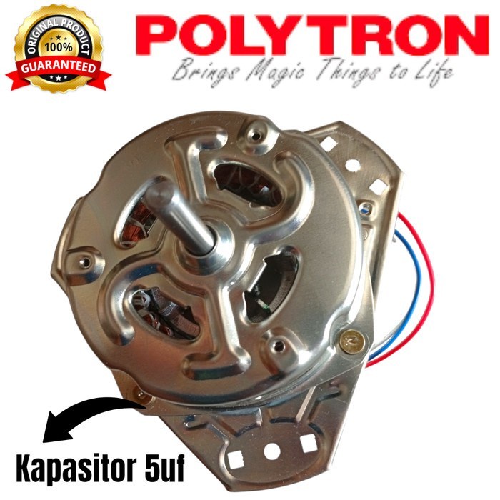 MOTOR SPIN POLYTRON PWM 8567 PENGERING MESIN CUCI POLYTRON DUA TABUNG PWM 8567