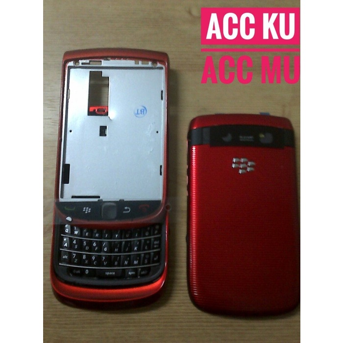 CASING HOUSING BB BLACKBERRY TORCH 9800 RED FULLSET