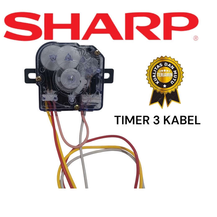 timer wash Mesin Cuci Sharp 2 Tabung 7kg ES-T75NT-BL/PK / 75NT timer pencuci mesin cuci 2 tabung