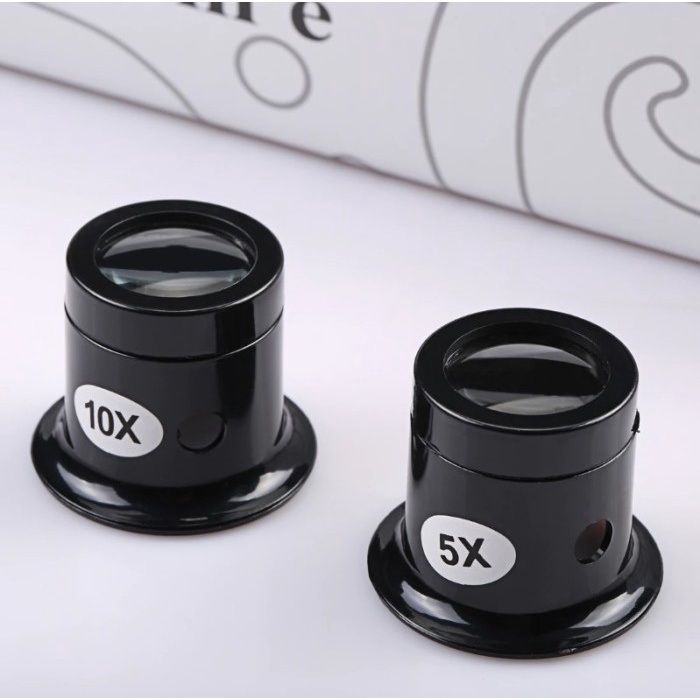 

Kaca Pembesar 5x 10x Eye Loop reparasi eye microscope eye piece jam hp