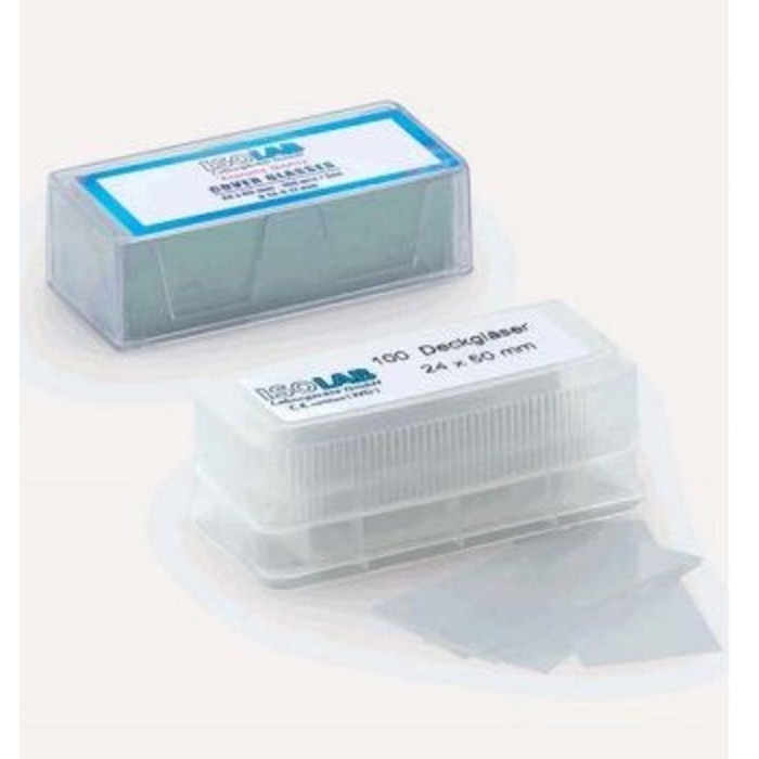 

Kaca Penutup Mikroskop 24 x 60mm Cover Microscope Deck GlassIsolab