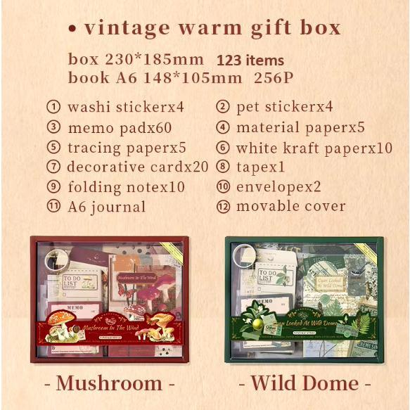 

SCRAPBOOK SET JOURNAL KIT Lengkap Isi 123 Pcs FOREST EDITION Include Buku + Sticker + Memo + Washi