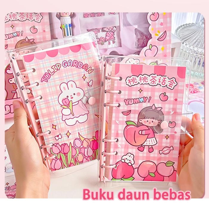 

Stiker Lucu 1 Set Box Tema Kartun Stiker Label untuk Buku Pegangan Diary Dekorasi DIY Stiker Spiral