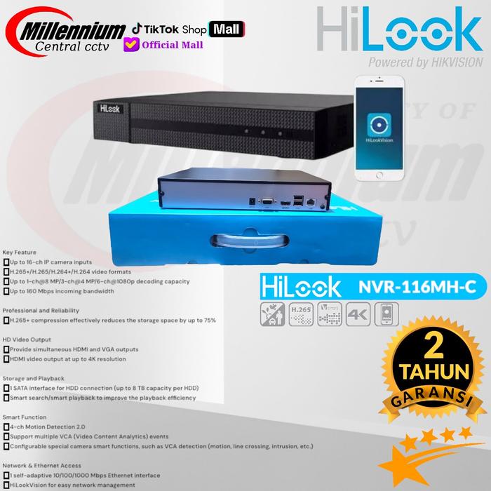 HILOOK NVR-116MH-C 16 / NVR HILOOK 16 ANNEL