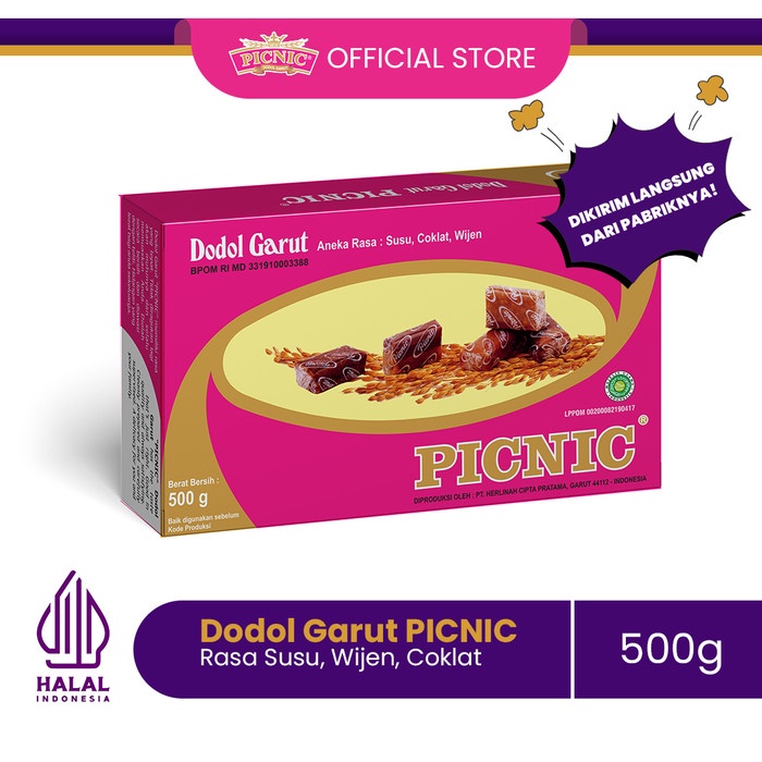 

Dodol PICNIC Classic 500 gram