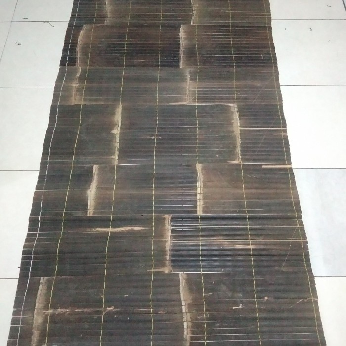 Tirai/Krey Bambu Hitam Natural Plus Tali Katrol Krey Tirai Bambu Curtain Termurah