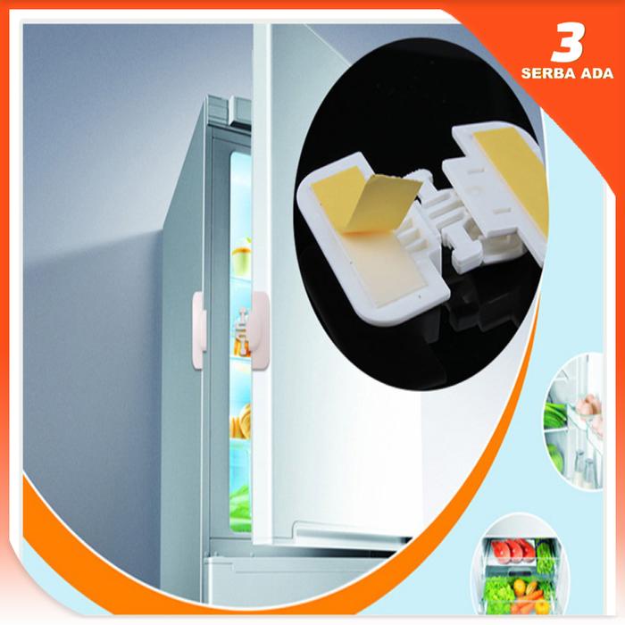 KUNCI LEMARI / PENGAMAN LEMARI / PENGAMAN PINTU / SAFETY LOCK / PENGUNCI KULKAS / PENGUNCI LEMARI