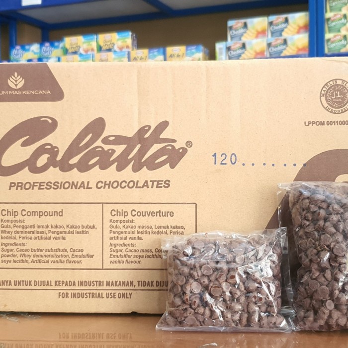 

Ready Stok" Colatta Chocochips Repack 250Gr
